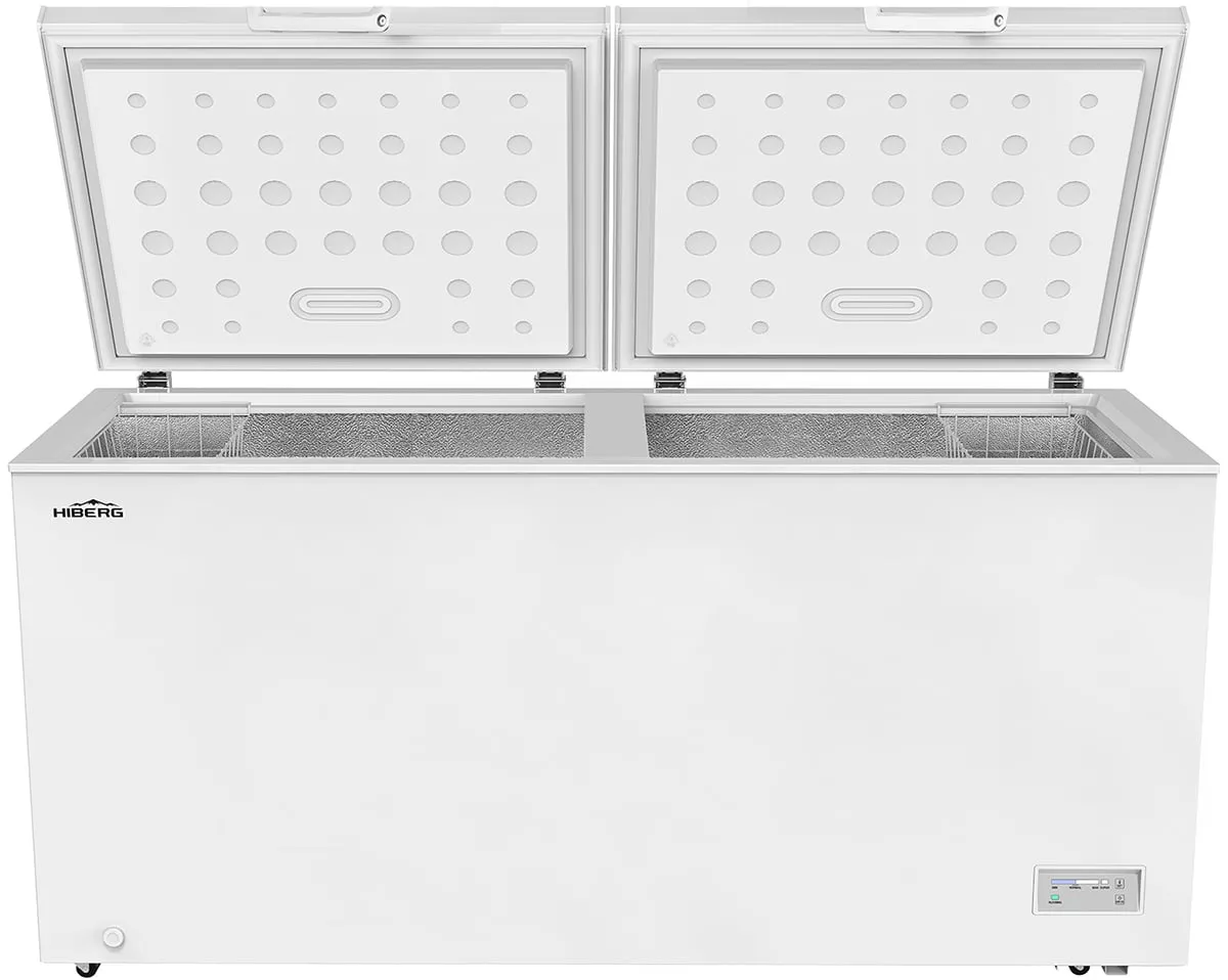 Морозильный ларь HIBERG PF 56L2W RU, белый