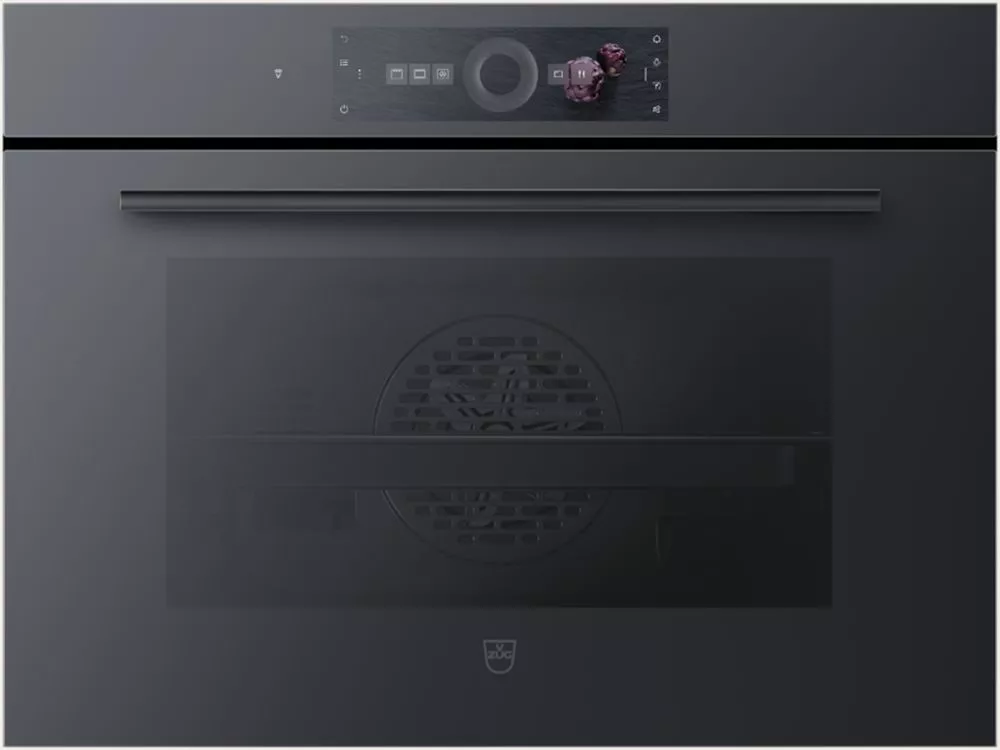 Духовой шкаф V-ZUG Combair V6000 45P черное стекло C6T-21059